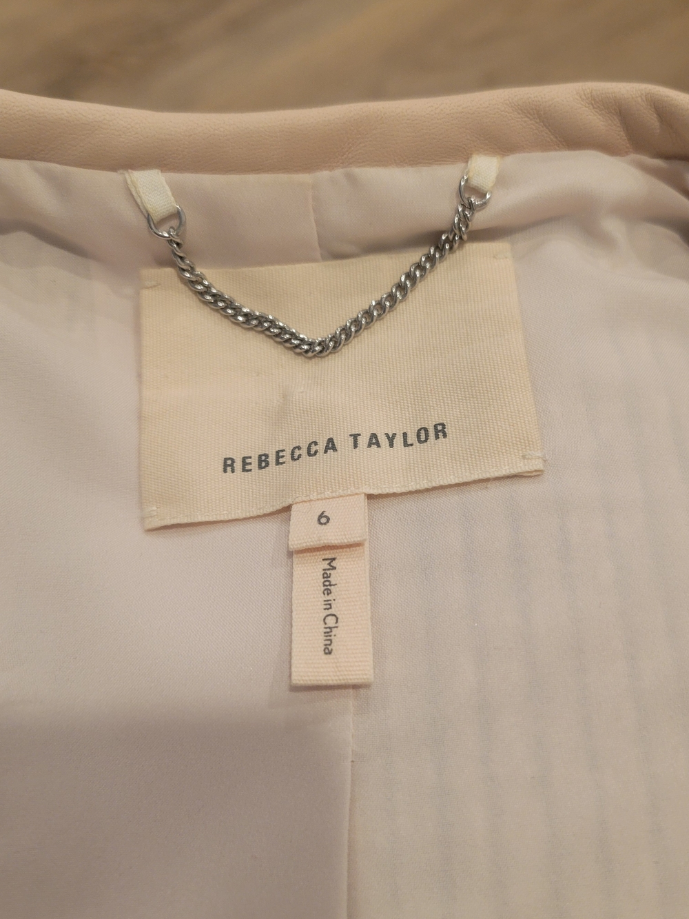 Rebecca Taylor Pale Pink Fringe Tweed Jacket - Picture 2 of 8